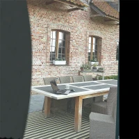 Rubberen deurmat UNUCI voor buiten gebruik