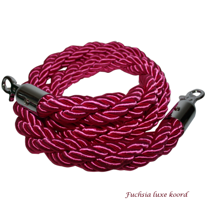 Fuchsia luxe afzetkoord