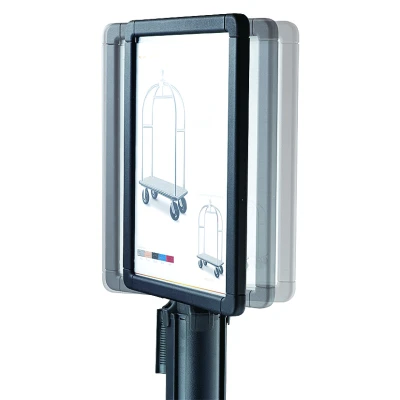 Display voor Afzetpaaltjes met trekband - A4