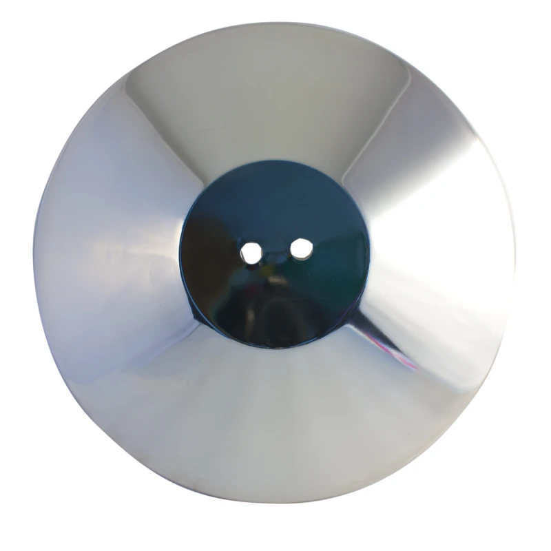 Deksel chrome 2 gaten afzetpaal