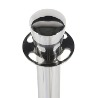 Luxe afzetpaal met rechte knop detail knop