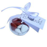 Bedankje transparante bal gevuld