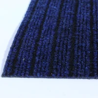 Deurmat voor bedrijven blauw