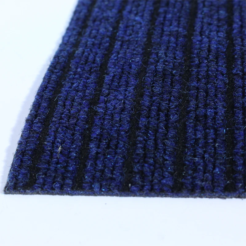 Deurmat voor bedrijven blauw