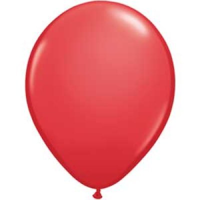 Ballonnen rood metallic-25 stuks