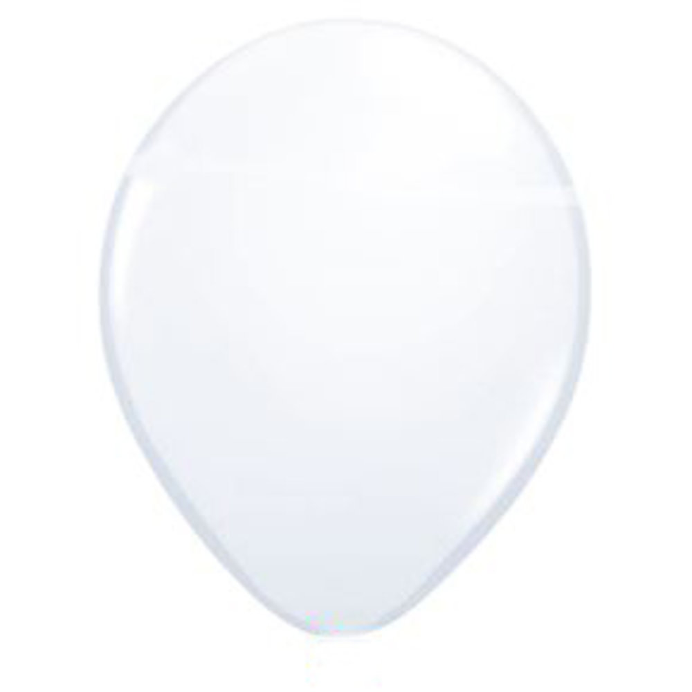 Metalic witte ballon 