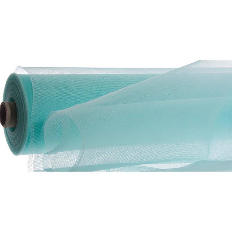 Mintgroen tule per meter