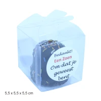 Plexi doosje klein 5,5 x 5,5 x 5,5 cm