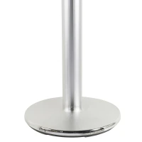 Afzetpaal aluminium voet detail