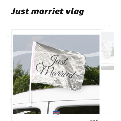 Autovlag Just married