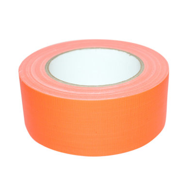 Oranje fluor duct tape - blacklight