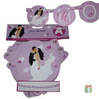 Bruiloftslinger Hoera Getrouwd