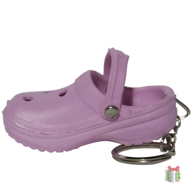 Sleutelhanger Crocs roze