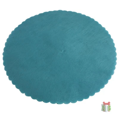 Ronde tule turquoise- 23 cm 