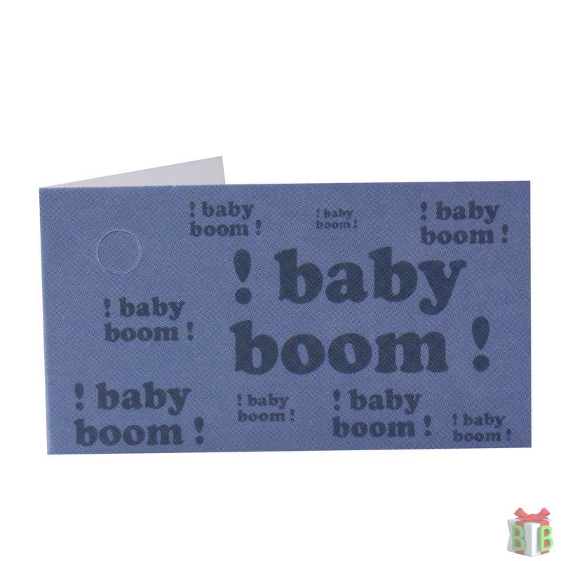 Babyboom mini kaartjes - Blauw 