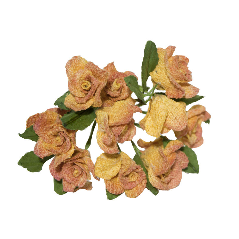 Mini roosjes - Decoratie voor bedankjes - 12 stuks