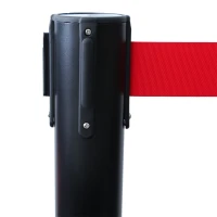 Afzetpaaltje rood lint