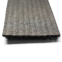 Deurmat antraciet zwart onderkant