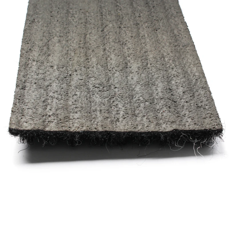 Deurmat antraciet zwart onderkant