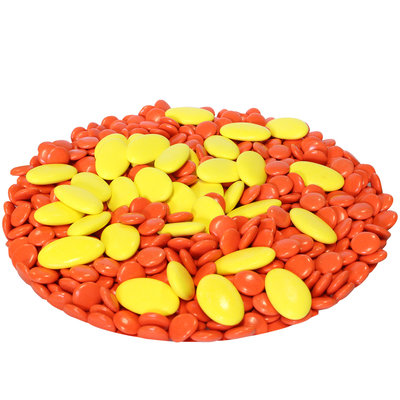 Smarties oranje met gekleurde dragees - Snoep - 1 kg