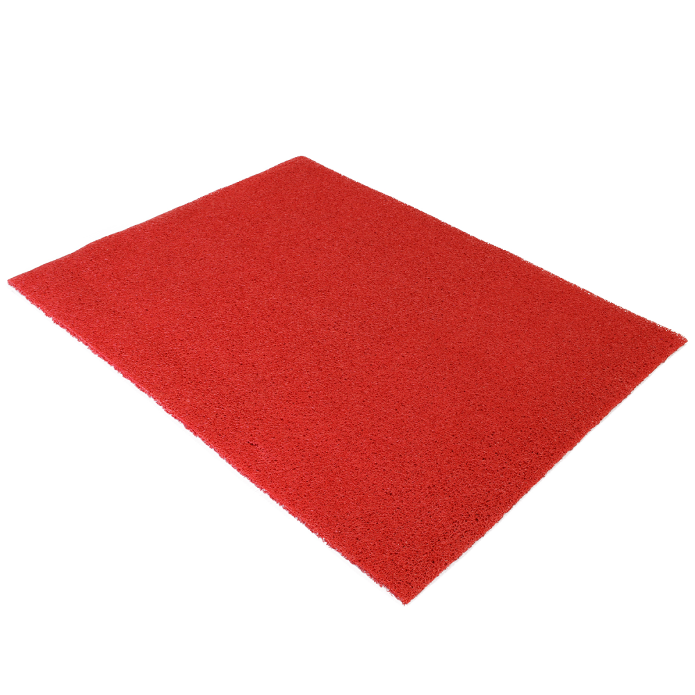 Deurmat spaghettimat rood helder 120x90