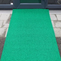 Deurmat spaghettimat groen lichtgroen entree