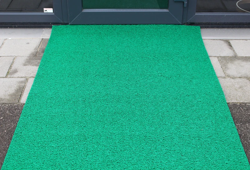 Deurmat spaghettimat groen lichtgroen entree