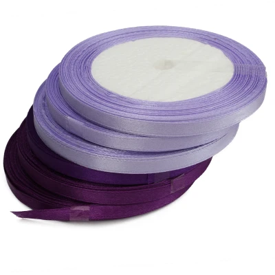 Satijn lint - paars of lila - 6mm x 25m