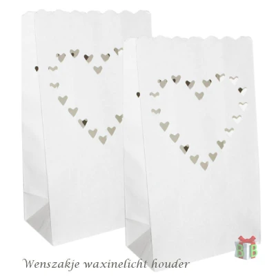 Wenszakje waxine lichthouder