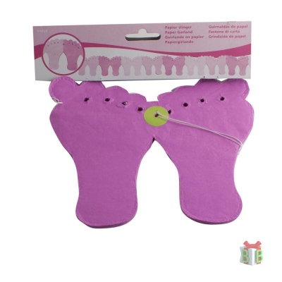 roze voetjes slinger