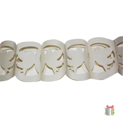Slingers witte duif