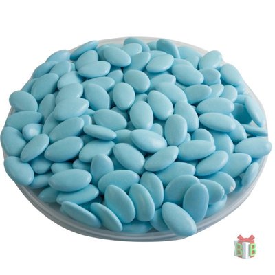 Chocolade dragees - Lichtblauw - Snoep - 1 kg
