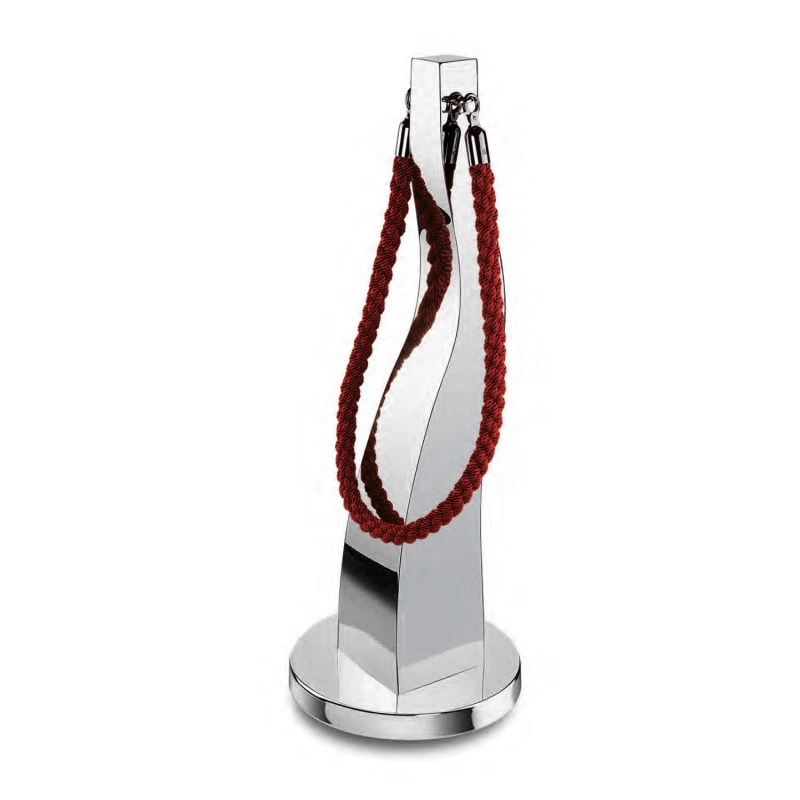 Afzetpaal modern zilver