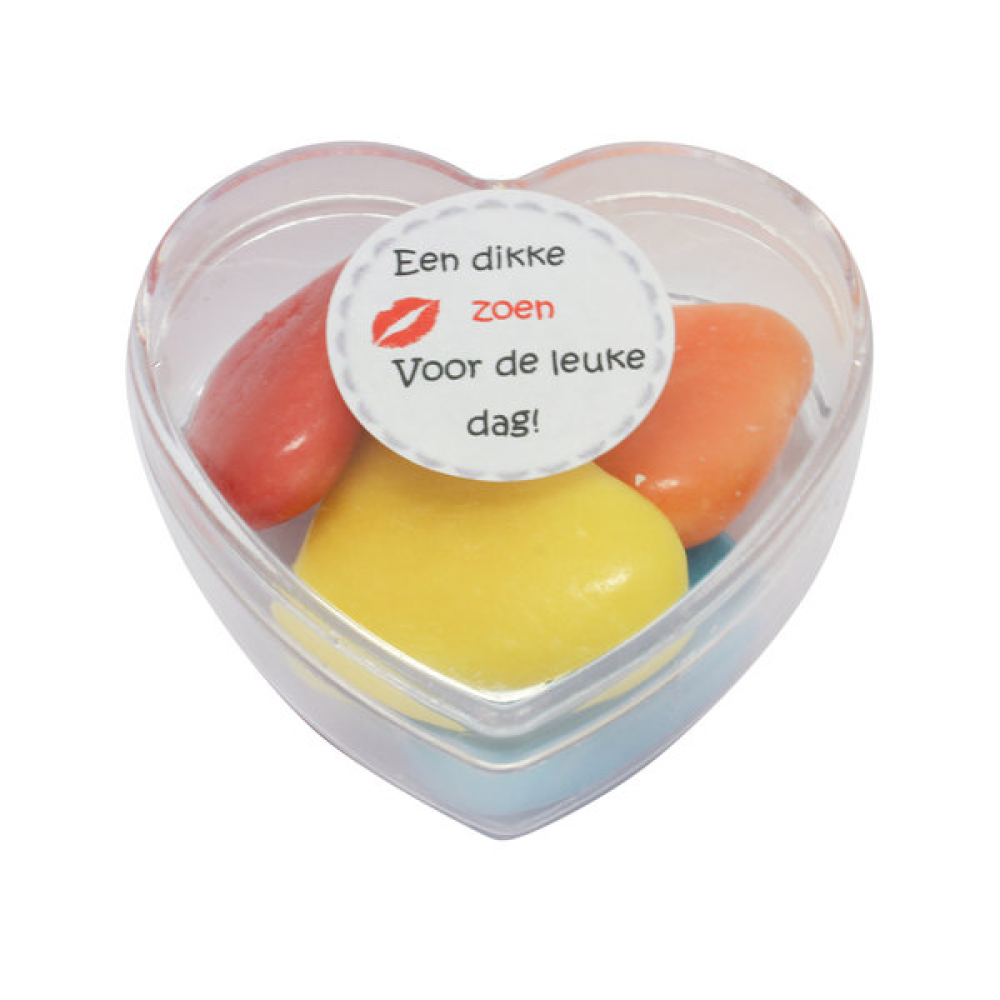 Doosje met snoep hartjes Doosje met snoep hartjes