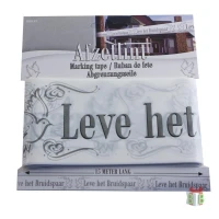 Bruiloftversiering afzetlint: Leve het Bruidspaar