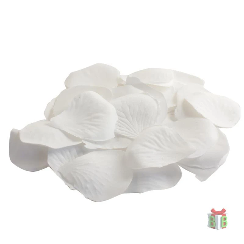 Rozenblaadjes wit
