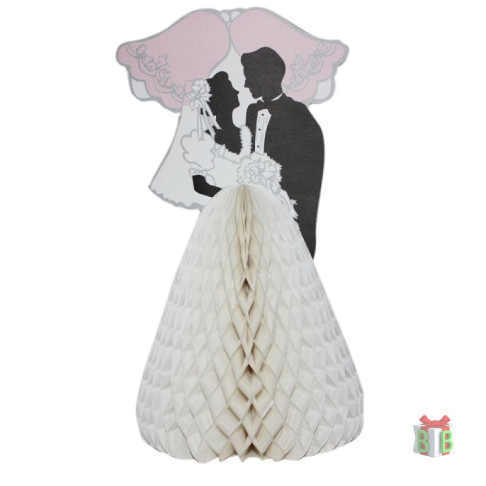 Tafeldecoratie bruidspaartje Tafeldecoratie bruidspaartje