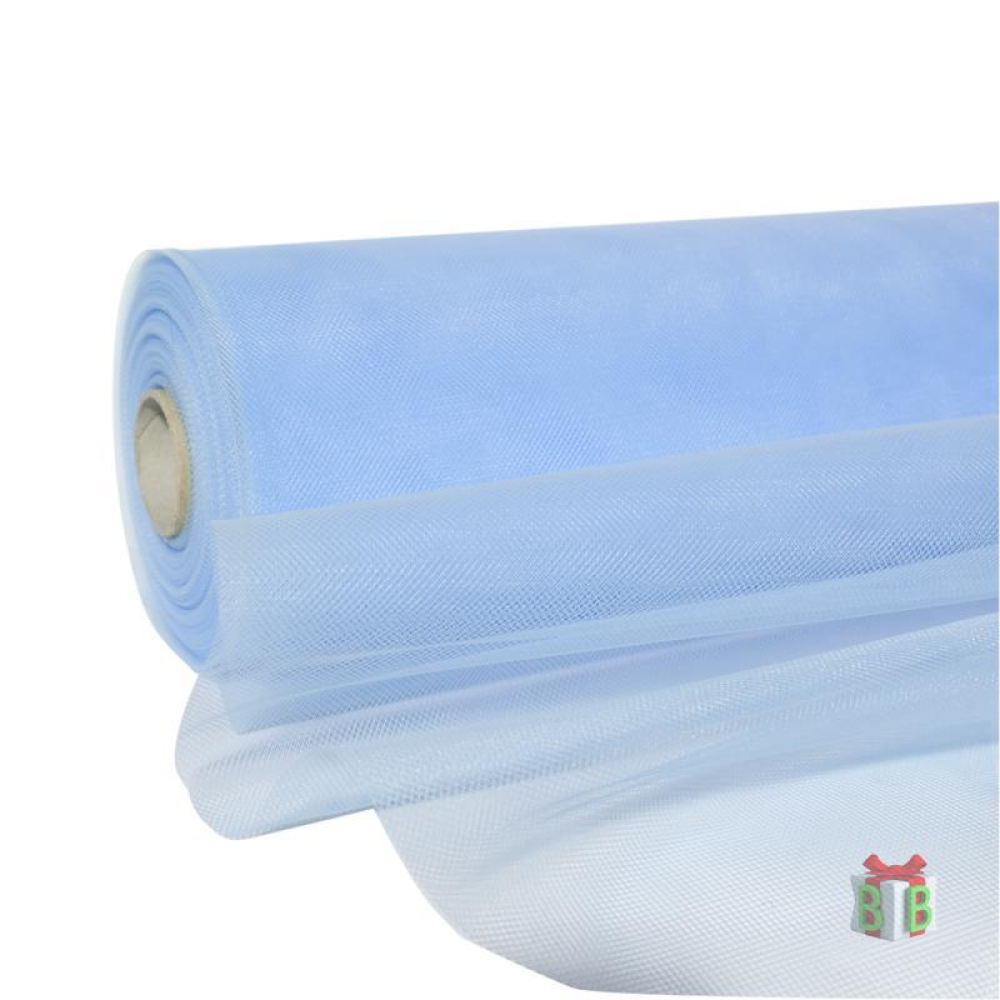 Tule stof blauw Tule stof blauw