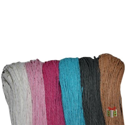 Dun touw diverse kleuren - Lengte 40 meter  - Per 6 stuks verpakt