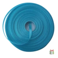 Satijn lint turquoise