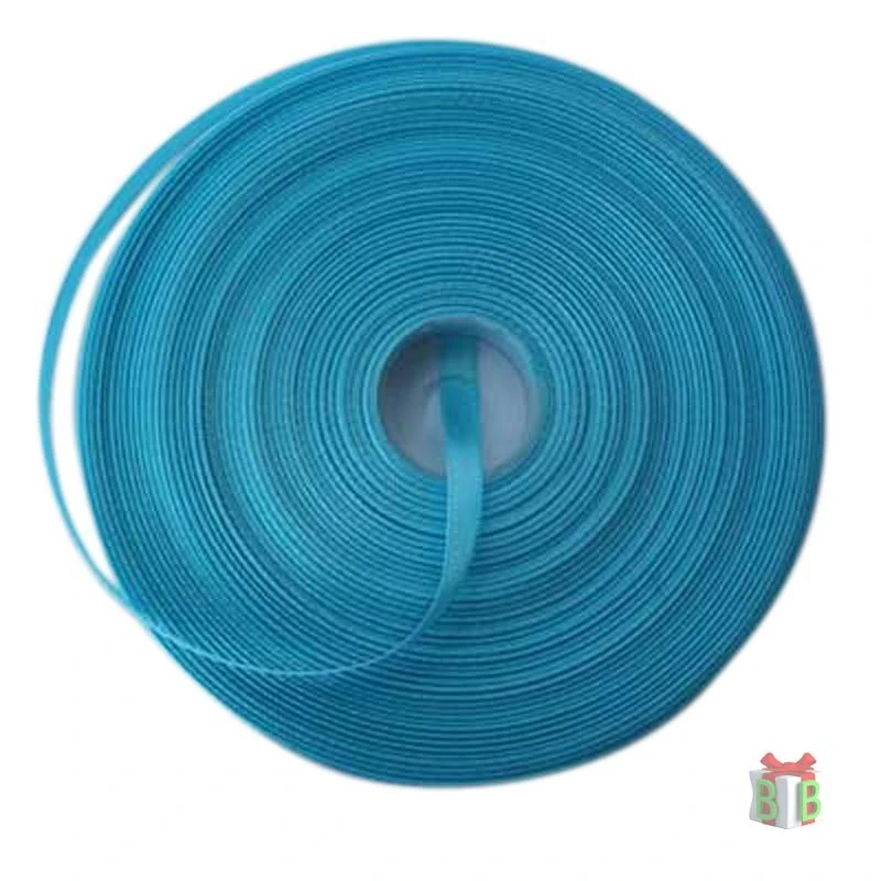 Satijn lint turquoise