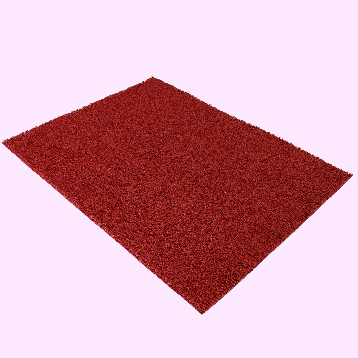 Droogloopmat - Rood - 90 x 120 - Rubberren onderrug - 1,5 cm rand - Wash & Clean | Blueflower.be