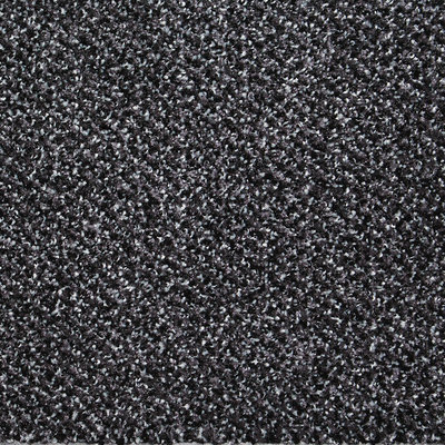 Droogloopmat zwart of blauw gemêleerd - op maat - 120 cm breed