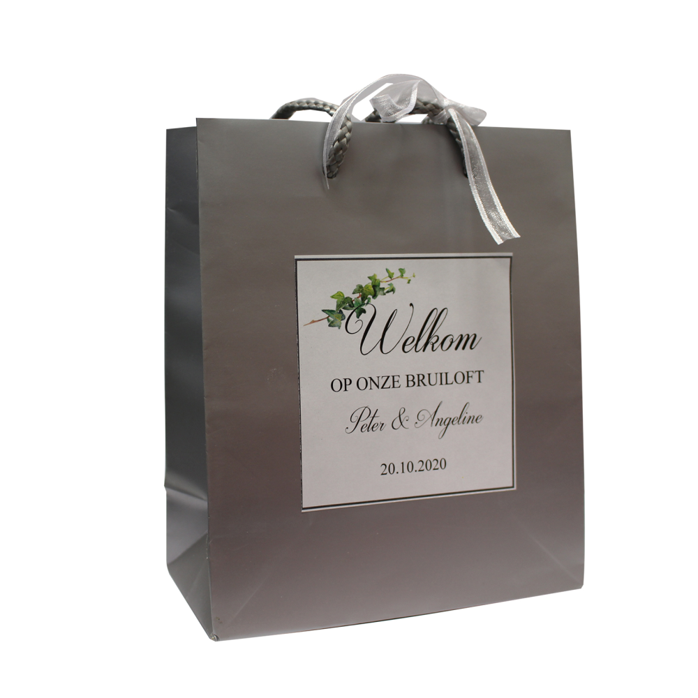 Goodie bags zilver Goodie bags zilver