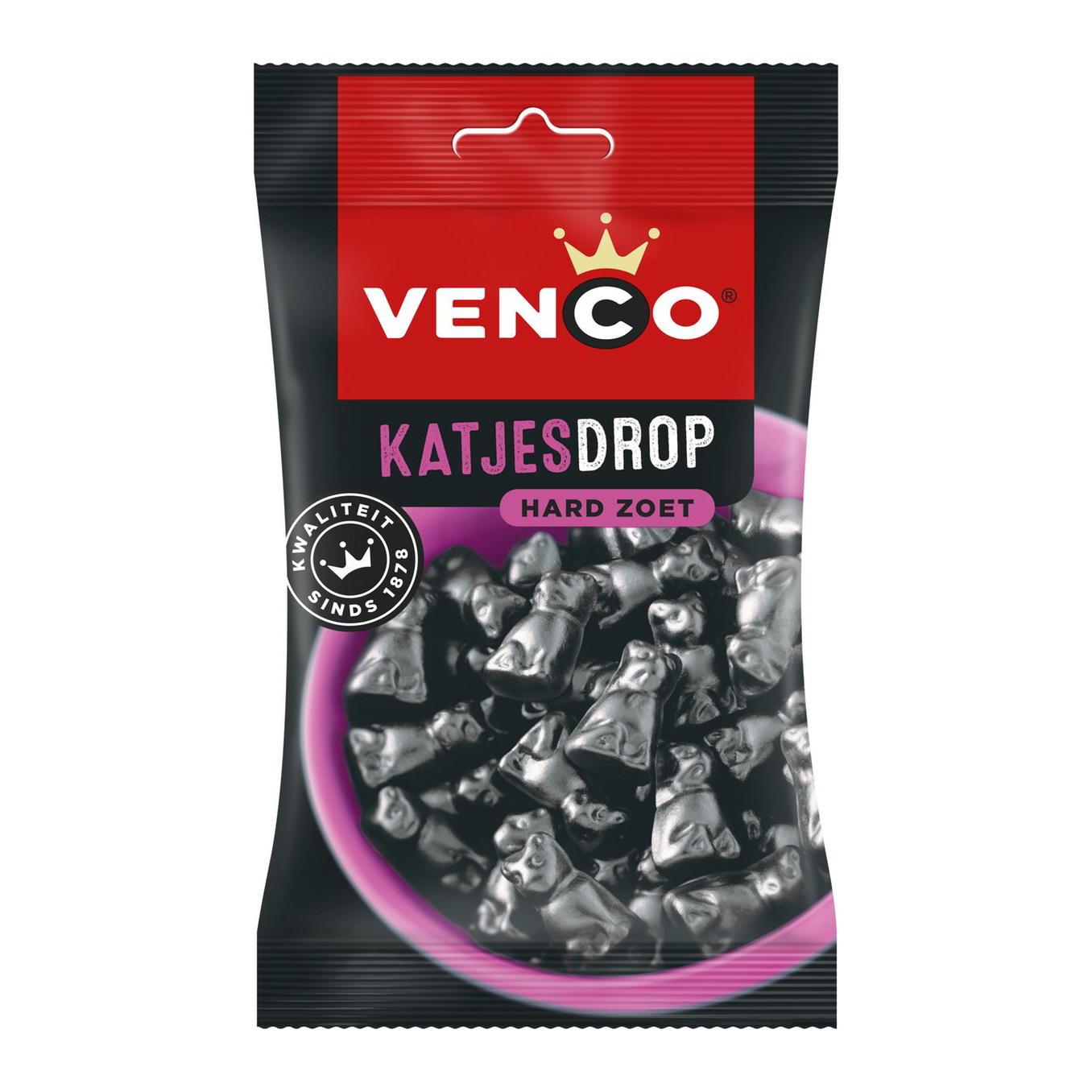 Venco Katjesdrop - 125 gram - 12 stuks