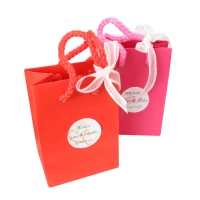 Goodiebag rood bruiloft met tekst