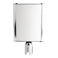 Afzetpaal display chroom 11kg