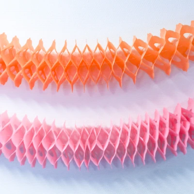 Goedkope versiering - Slinger 6 meter lengte - Roze - Zalm