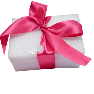 Cadeau lint - roze/fuchsia - 25 mm