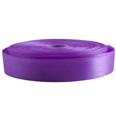 Satijn lint - paars - 25mm x 25m